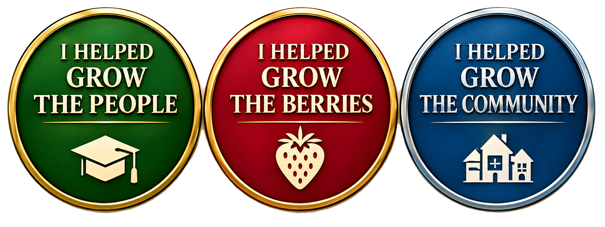 Three Community Growth Achievement Badges(1)